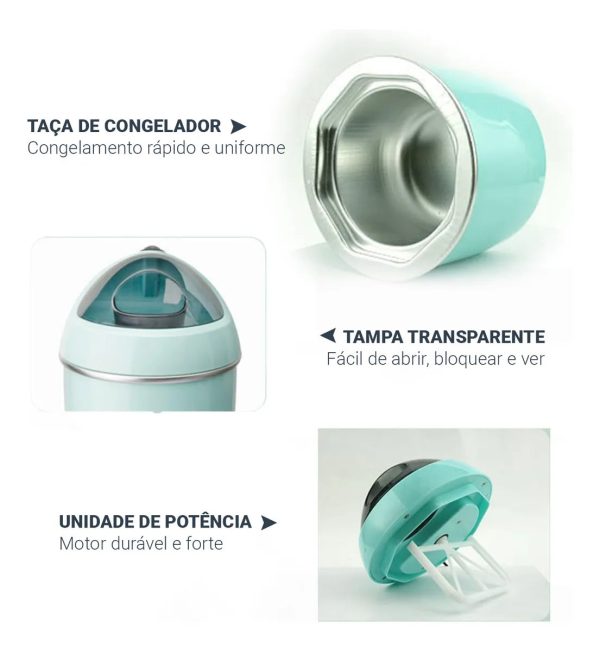 Máquina de Sorvete e Iogurte 0.8L 220V (PROMOÇÃO) - Imagem 2