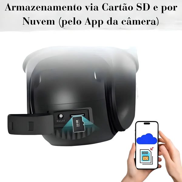 Câmera de Segurança 4K Lente Dupla com Sirene (PROMOÇÃO) - Imagem 13