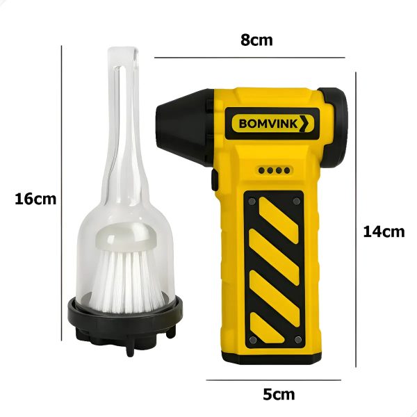 Mini Soprador e Aspirador Portátil Sem Fio Potente (PROMOÇÃO) - Imagem 2