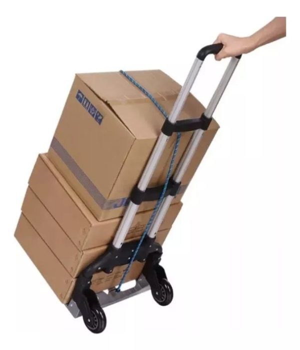Carrinho Dobrável Reforçado 75kg Portátil (PROMOÇÃO) - Imagem 6