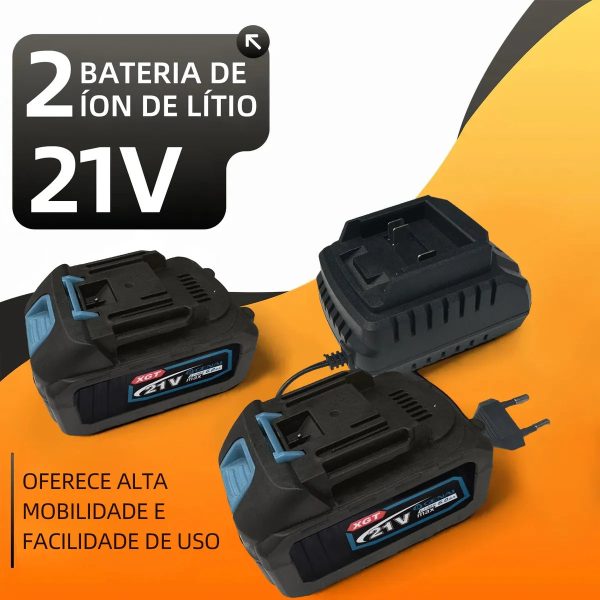 Kit Multi Ferramentas Brushless 4 Em 1 Com 2 Bateria Bivolt (PROMOÇÃO) - Imagem 7