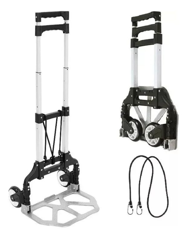 Carrinho Dobrável Reforçado 75kg Portátil (PROMOÇÃO) - Imagem 5