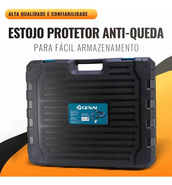 Kit Multi Ferramentas Brushless 4 Em 1 Com 2 Bateria Bivolt (PROMOÇÃO) - Imagem 2