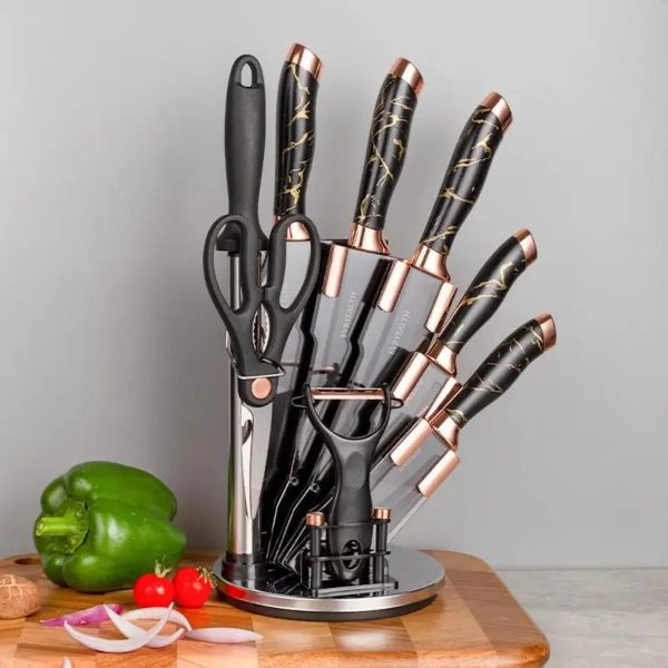 Jogo de Facas Gourmet 9 Peças Inox + Amolador (PROMOÇÃO) - Imagem 10
