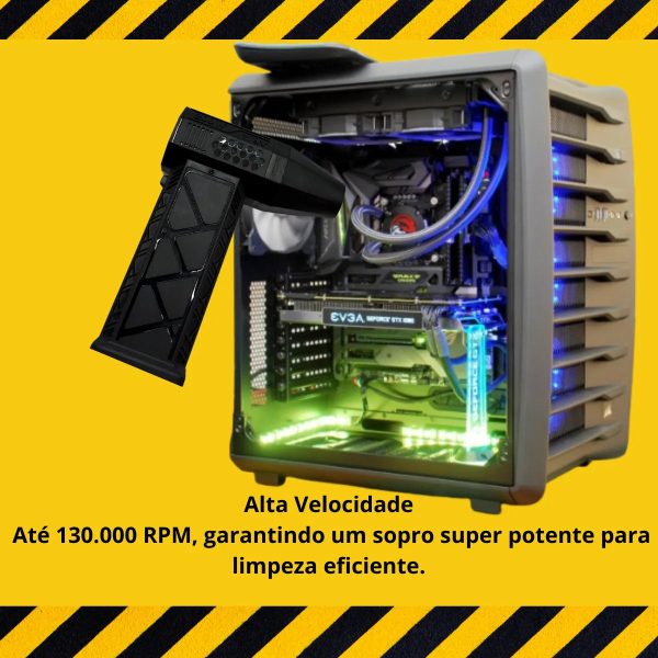 Mini Soprador Portátil Turbo Jet Fan USB Recarregável (PROMOÇÃO) - Imagem 3