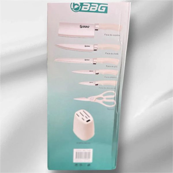 Conjunto de Facas Profissionais BBG com Base (PROMOÇÃO) - Imagem 8