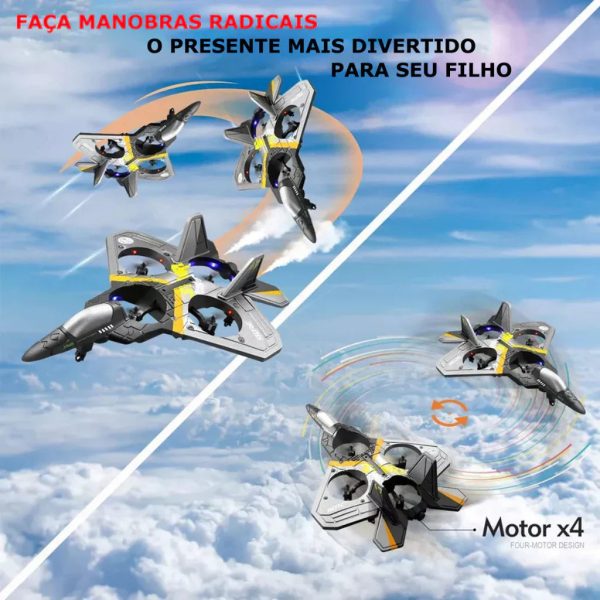 Drone Combat 4 Motores 2.4GHz Controle Remoto (PROMOÇÃO) - Imagem 4