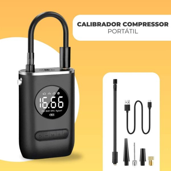 Mini Compressor Digital Portátil para Carros, Motos e Bicicletas (PROMOÇÃO) - Imagem 5