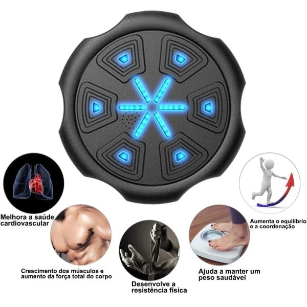 Máquina de Boxe Musical Bluetooth Recarregável com Cabo (PROMOÇÃO) - Imagem 2