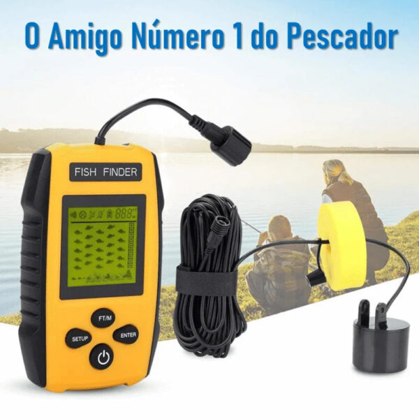 Localizador de Peixes Portátil com Sonar Profissional (PROMOÇÃO) - Imagem 3