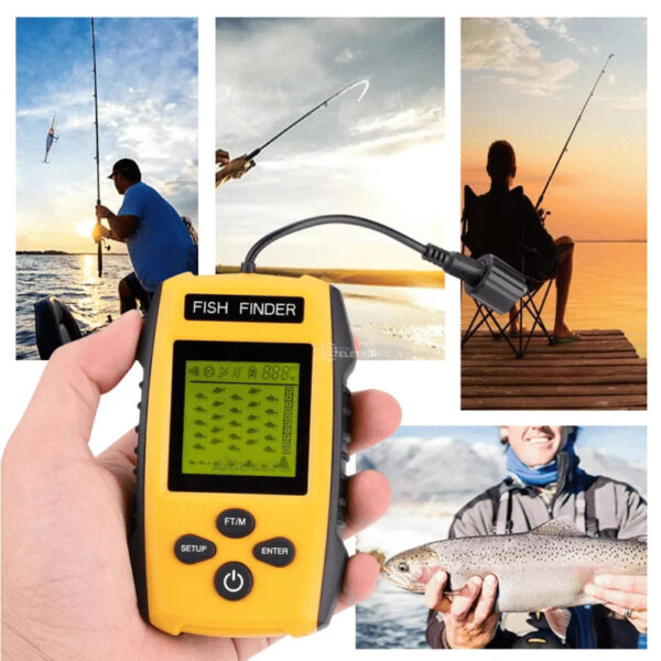 Localizador de Peixes Portátil com Sonar Profissional (PROMOÇÃO) - Imagem 5